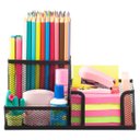 Ver imagem 3 de Porta Lápis + Lixeira para Escritório Mesa Estudos Home Office / Ho-303 - Preto
