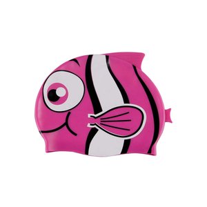 Touca de Natação Silicone Peixinho - Rosa Mor