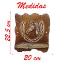 Ver imagem 2 de Porta Chaves Ferradura Cavalo 22,5cm
