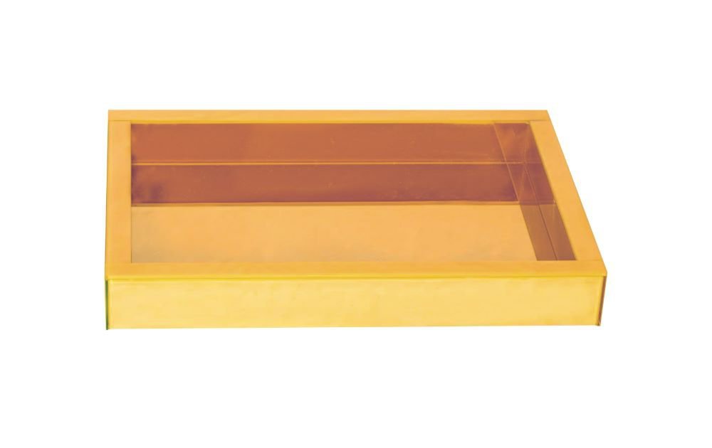 Bandeja Grande Dourado Espelhada Luxo 60x35 - 4