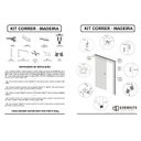 Ver imagem 3 de Kit Jogo de Ferragens Completo com Caixilho e Guarnições para Porta de Correr (leia Detalhes do Prod