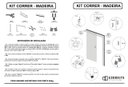Ver imagem 3 de Kit Jogo de Ferragens Completo com Caixilho e Guarnições para Porta de Correr (leia Detalhes do Prod