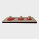 Ver imagem 4 de Encaixe de Círculos Montessori Educativos Pedagógicos Brinquedos em Madeira Jogos Divertidos Sociali