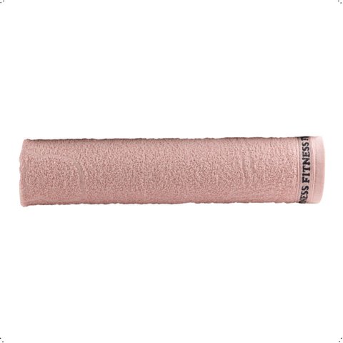 Toalha Academia Fitness 90x30cm Algodão 320g/m² Alta Absorção Cor Rosa