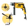 FURADEIRA IMPACTO PARAFUSADEIRA 1/2 710W DWD502 DEWALT + KIT (2905/934055) - 1