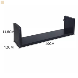 Nicho Kit Colmeia Organizador para Banheiro 3 Peças Preto - 3
