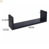 Nicho Kit Colmeia Organizador para Banheiro 3 Peças Preto - 3