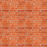 Papel de Parede Pedras Tijolinho Vermelho Autocolante Resistente 3mx58m Nc-34 - 1