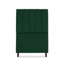 Ver imagem 4 de Cabeceira Cama Box Solteiro Queen Estofada Carla 100cm Suede:verde