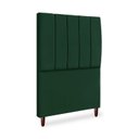 Ver imagem 1 de Cabeceira Cama Box Solteiro Queen Estofada Carla 100cm Suede:verde