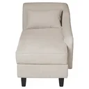 Ver imagem 6 de Recamier Diva França 1,40m Suede Bege - Inova Decor Inova Decorações