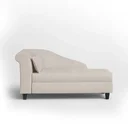 Ver imagem 1 de Recamier Diva França 1,40m Suede Bege - Inova Decor Inova Decorações
