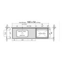 Ver imagem 3 de Pia Cozinha 180cm Granito Corumba c/Cuba Inox Parte Cooktop: Corumba