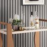 Carrinho Decorativo Para Sala Bar Café Multiuso 90cm B01 Belga Off White Nature - Lyam Decor Lyam De - 3