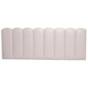 Ver imagem 2 de Cabeceira Queen Kit 8 Placas Modelo Nuvem - Courino Marfim / Off White