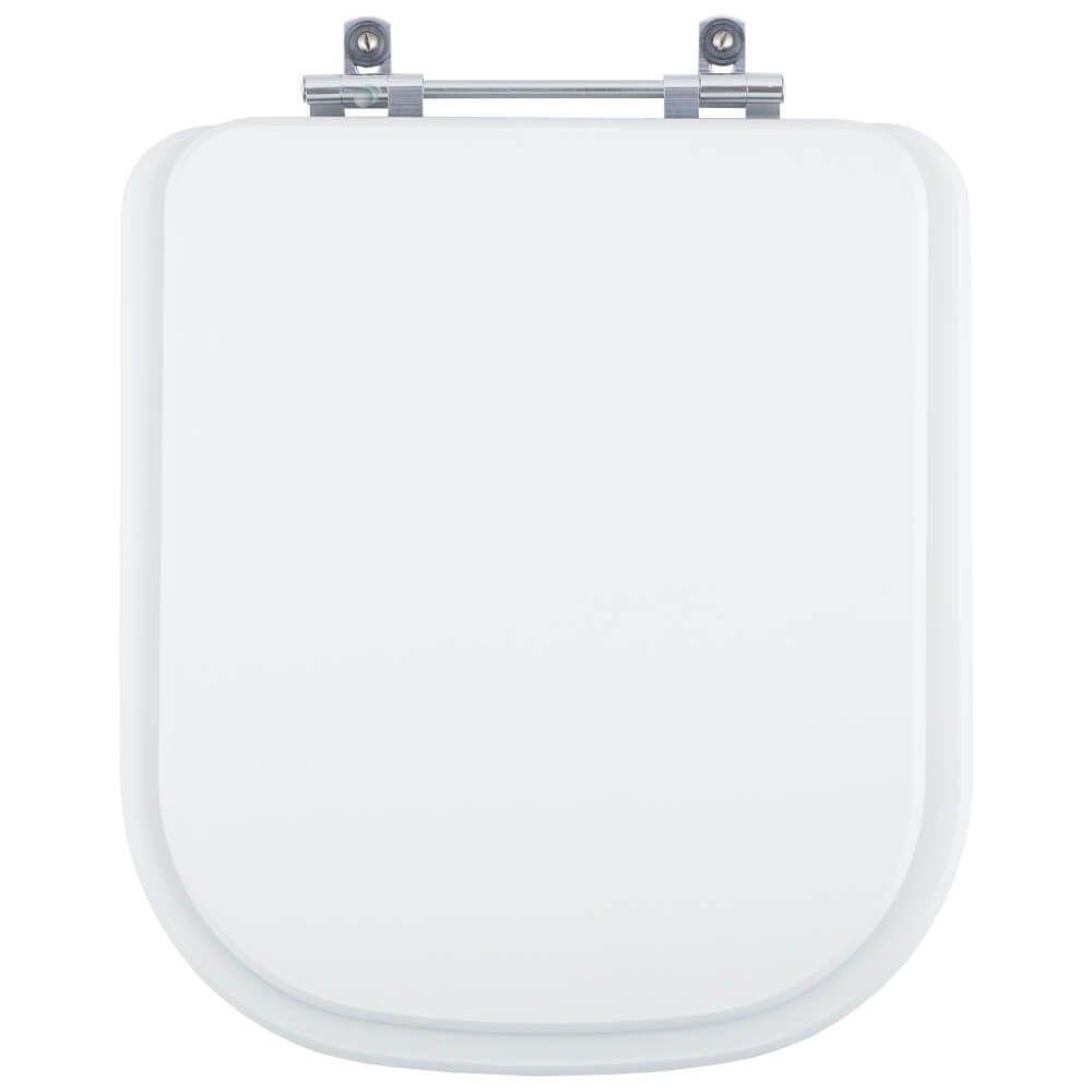 Tampa de Vaso Poliéster Polo Branco para Bacia Deca - 1