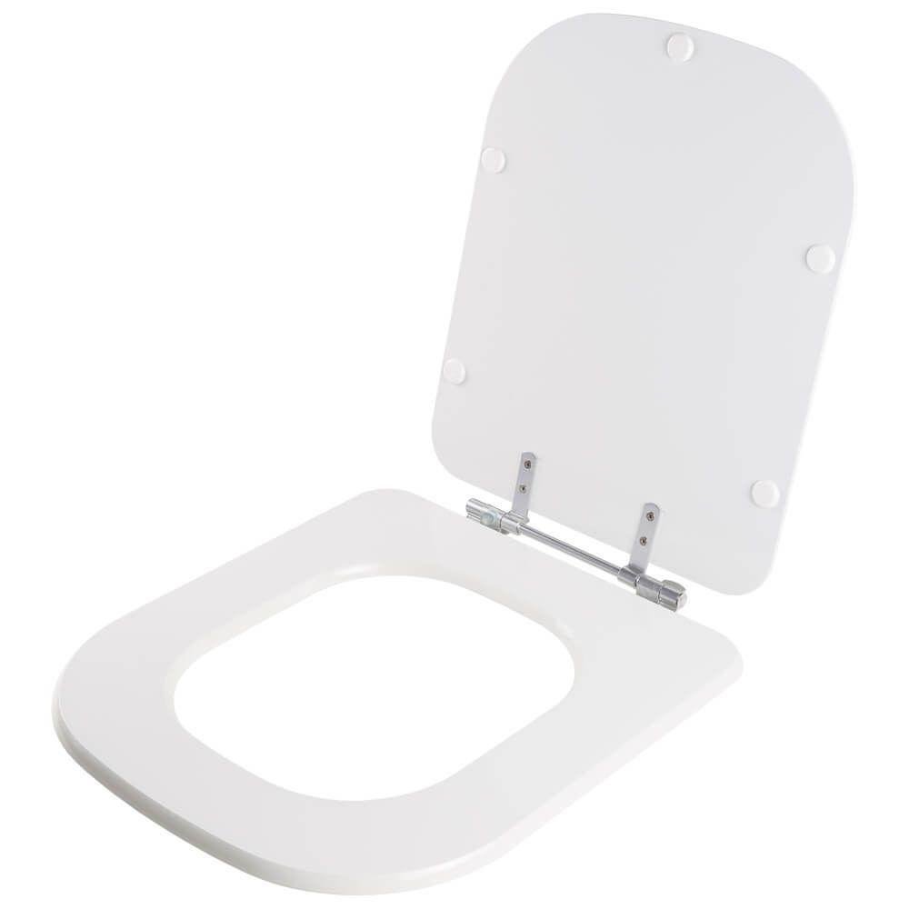 Tampa de Vaso Poliéster Polo Branco para Bacia Deca - 2