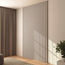 Ver imagem 6 de Painel Decorativo Ripado Mdf em Barra 134x250cm (3,35m²) Pa75 Dalla Costa-fendi