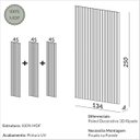 Ver imagem 3 de Painel Decorativo Ripado Mdf em Barra 134x250cm (3,35m²) Pa75 Dalla Costa-fendi