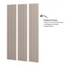 Painel Decorativo Ripado Mdf em Barra 134x250cm (3,35m²) Pa75 Dalla Costa-fendi - 4