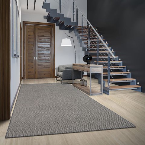 Tapete São Carlos Sisal Sintético New Boucle Vulcan 2,50x3,00