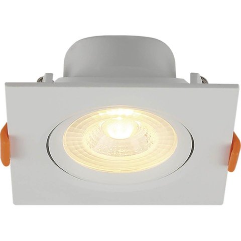 Spot Embutir Led Slim Quadrado 11 Cm 8W 4100K