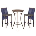 Ver imagem 1 de Mesa Bistro e 2 Banquetas Roma Marrom Corda Náutica 11 Trama Original