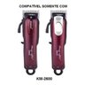 Maquina Kemei 2600 Cortar Cabelo Profissional + Maquina Vintage T9 - 5