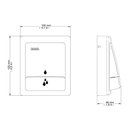 Ver imagem 3 de Acabamento para Válvula de Descarga Docol Square Salvágua 90004495044 Níquel Escovado