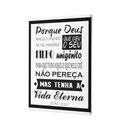 Ver imagem 2 de Placa Decorativa Fé e Religião - João 13:16 - 30x45cm