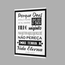 Ver imagem 3 de Placa Decorativa Fé e Religião - João 13:16 - 30x45cm