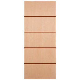 Porta de Madeira Fort Portas Fresada Sp1 80cm 80cm Sp1 - 1