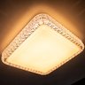Lustre Plafon Led Orion 24w 40x40 Céu Estrelado Acrílico Branco Quente 3000k Bivolt - 1