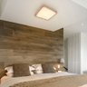 Lustre Plafon Led Orion 24w 40x40 Céu Estrelado Acrílico Branco Quente 3000k Bivolt - 3