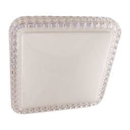 Lustre Plafon Led Orion 24w 40x40 Céu Estrelado Acrílico Branco Quente 3000k Bivolt - 5