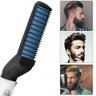 Prancha Modeladora Barba Cabelo + Escova Para Pentear Barba - 2