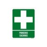 Placa Sinalização Ambiente Primeiros Socorros 36x46 - 1