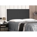 Ver imagem 1 de Painel Verona Cama Box Solteiro 90cm Suede - SSX Multicoisas - Preto