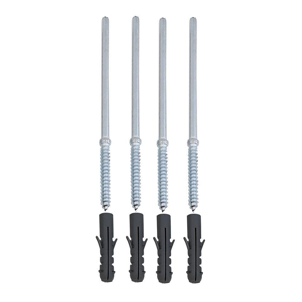Kit 2 Prateleiras em U 100x20cm Azul com Suporte Invisível - 4