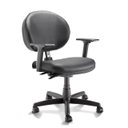 Ver imagem 4 de Cadeira Executiva Plus Lisa Back System com Braços Reguláveis - Cor Preto - Plaxmetal - 32968
