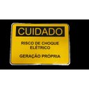 Ver imagem 2 de Placa Cuidado - Geração Própria - Padrão Energisa, Cemig, Enel Goias, Cemig, Celesc Eletrobras