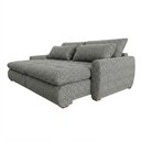 Ver imagem 3 de Sofá Cama Curve 1.70 Nobly Retrátil 170cm Cinza Linho