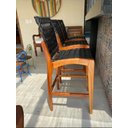 Ver imagem 4 de Banqueta Peroba Rosa em Tela ou Fibra