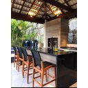 Ver imagem 1 de Banqueta Peroba Rosa em Tela ou Fibra