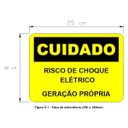 Ver imagem 3 de Placa Cuidado - Geração Própria - Padrão Energisa, Cemig, Enel Goias, Cemig, Celesc Eletrobras