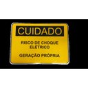 Ver imagem 2 de Placa Cuidado - Geração Própria - Padrão Energisa, Cemig, Enel Goias, Cemig, Celesc Eletrobras