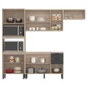 Ver imagem 4 de Cozinha Modulada Firenze FMT004 Avena Touch Grafito - Demóbile