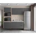 Ver imagem 3 de Cozinha Modulada Firenze FMT004 Avena Touch Grafito - Demóbile