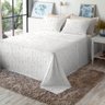 Jogo de Cama King Estampado Branco Flores Amarelas - Premium - 2