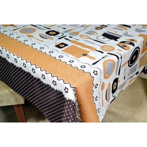 Toalha de Mesa Oxford - Utensílios de Cozinha Arte & Tear Retangular - 1,80 X 1,50 M